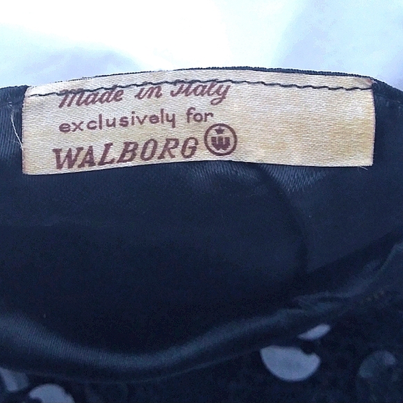 Vintage Walborg Large Black Sequin Shoulder Bag (OS) EUC - Picture 5 of 7